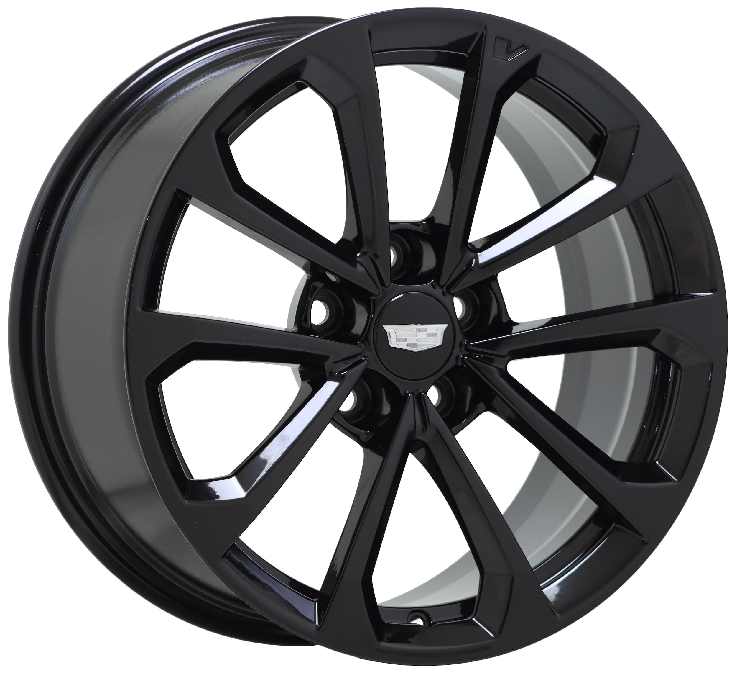 18x9.5" Cadillac ATS-V Gloss Black wheel rim Factory OEM single 4768